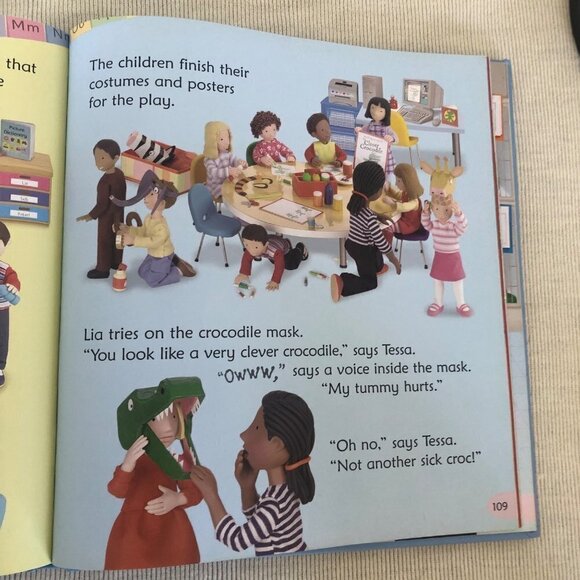 Usborne JOBS PEOPLE DO Farmer Chef Doctor Teacher Vet Firefighter Brook Book - Picture 7 of 12